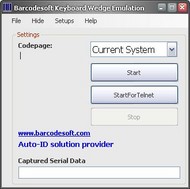 Barcodesoft Keyboard Wedge Emulation screenshot